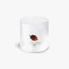 Oldenhof glazen beker met aardbei 250 ml