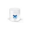 Oldenhof glazen beker met blauwe strik 250 ml