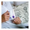 Oldenhof glazen mok met cupcake blauw roze 420 ml