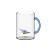Oldenhof glazen mok met vlinder 420 ml