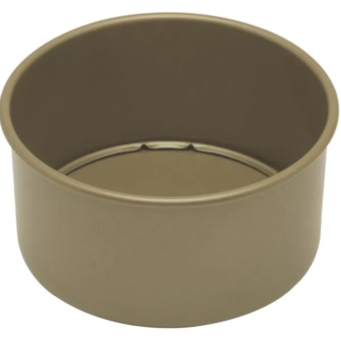 Oldenhof Golden Heritage hoge taartvorm met uitneembare bodem ø 16 cm staal