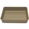 Oldenhof Golden Heritage vierkant bakblik 23 x 23 cm staal