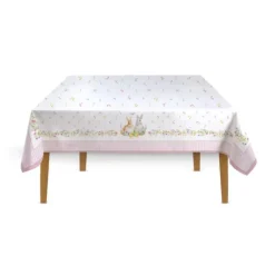 Oldenhof Happy Easter tafelkleed 180 x 145 cm katoen