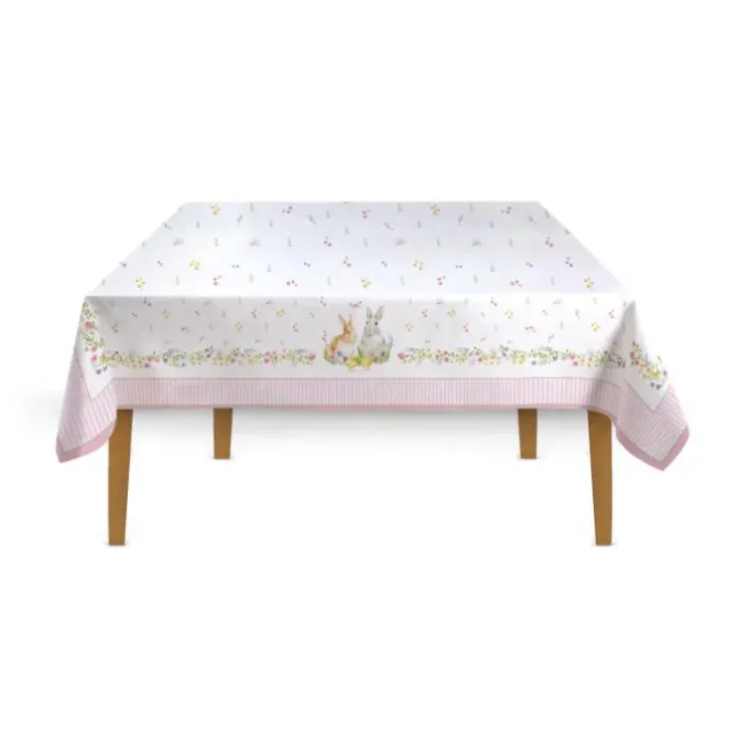 Oldenhof Happy Easter tafelkleed 180 x 145 cm katoen
