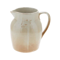 Oldenhof 1821 Hazelnut karaf 1 liter aardewerk beige