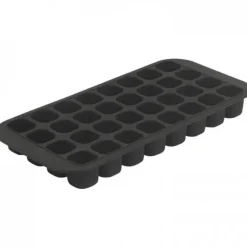 Oldenhof ijsblokjesvorm 27 x 13 x 2,7 cm silicone zwart