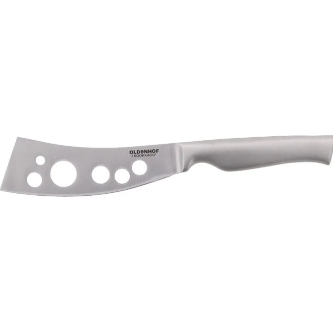 Oldenhof kaasmes met gaten 12,5 cm rvs