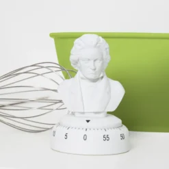 Oldenhof keukentimer Beethoven wit 11,4 x ∅ 5,7 cm