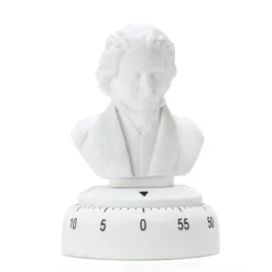 Oldenhof keukentimer Beethoven wit 11,4 x ∅ 5,7 cm