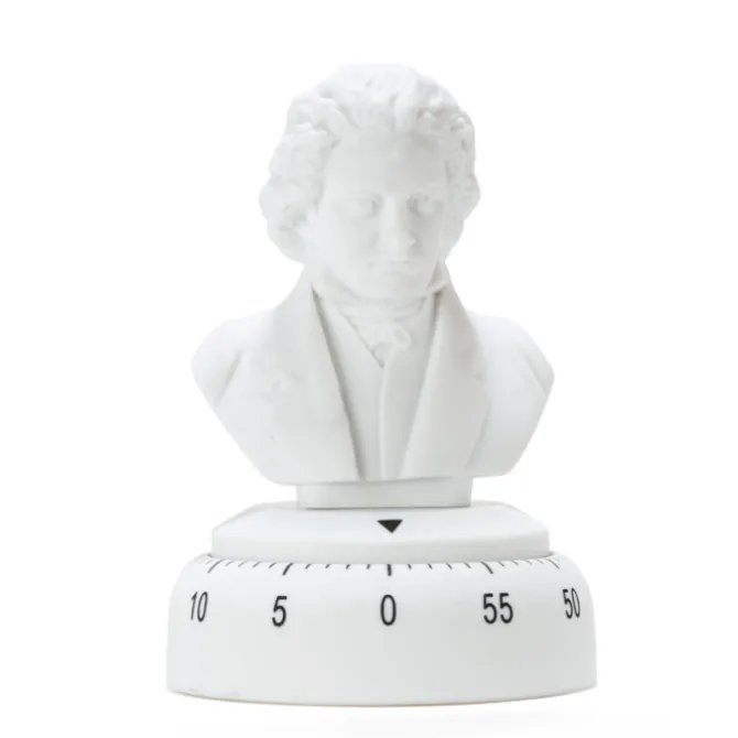 Oldenhof keukentimer Beethoven wit 11,4 x ∅ 5,7 cm