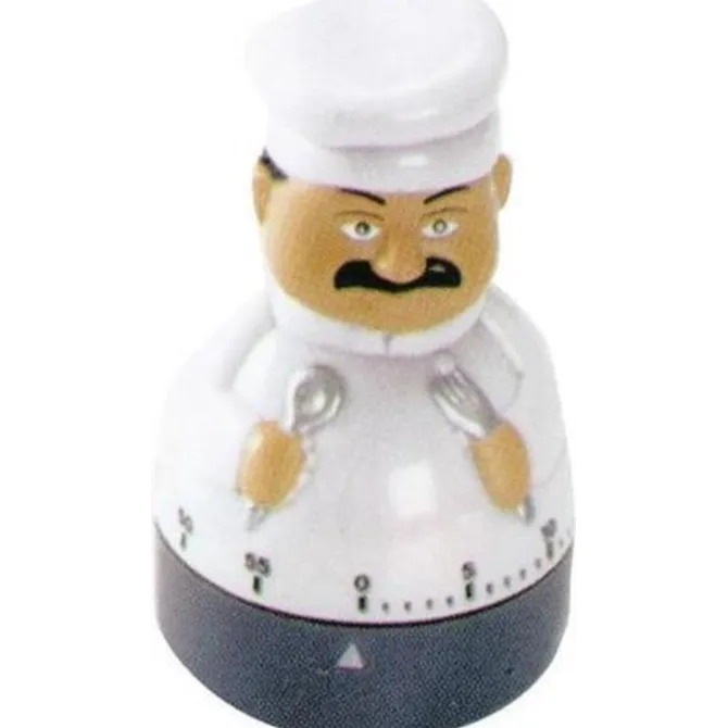 Oldenhof keukentimer chef met koksmuts 60 min kunststof