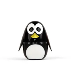 Oldenhof keukentimer pinguïn zwart 7,5 x 8,5 cm