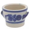 Oldenhof Keulse pot met oortjes 100 gr keramiek blauw