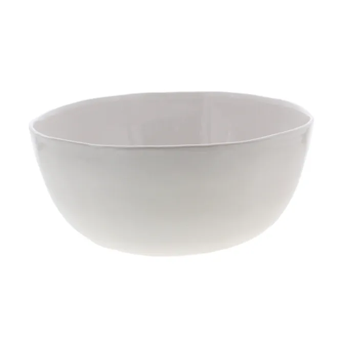 Oldenhof kleine saladeschaal ø 25 cm aardewerk wit