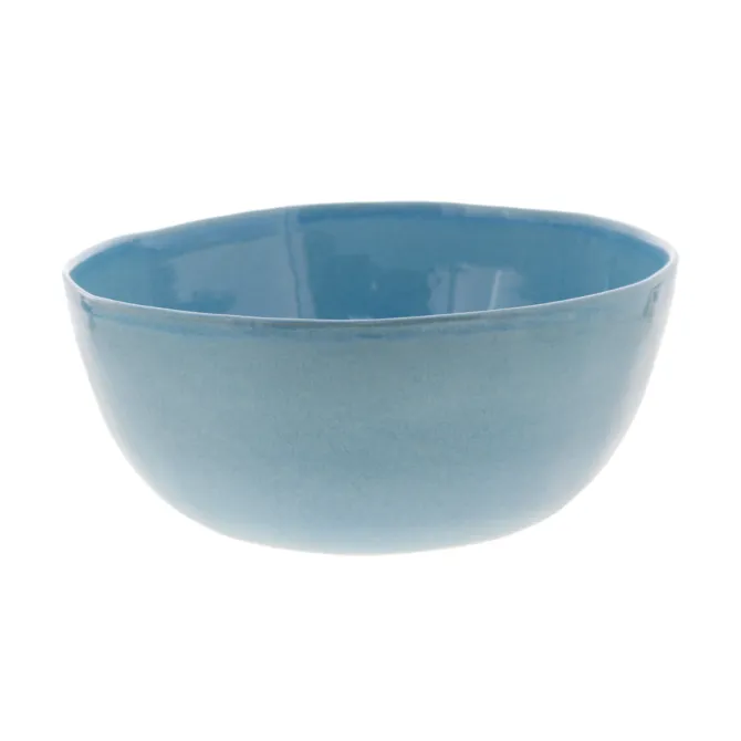 Oldenhof kleine saladeschaal ø 25 cm aardewerk lichtblauw