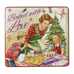 Oldenhof Koekblik Kerst 'Baked with love' 1,9 liter