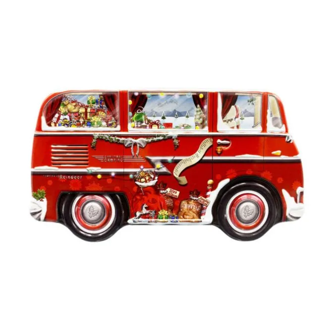 Oldenhof Koekblik Kerst camper 1 liter