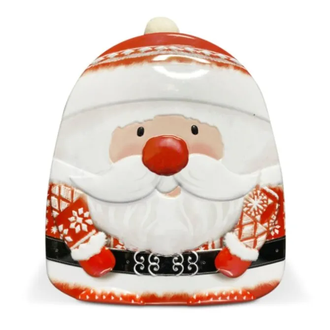 Oldenhof koekblik kerstman met muts 700 ml
