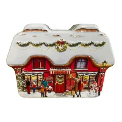 Oldenhof koekblik Winter Sweet Shop cottage 600 ml
