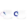 Oldenhof koffiebeker met libelle 130 ml glas 2 stuks