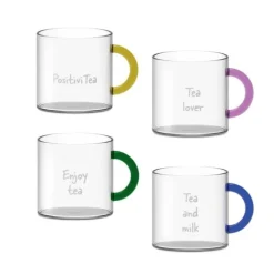 Oldenhof koffieglazenset 250 ml glas 4-delig