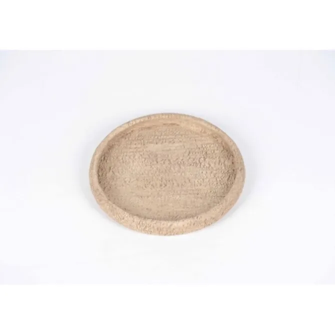 Oldenhof Large schaal met opstaande rand ø 30,5 cm zandkleurig