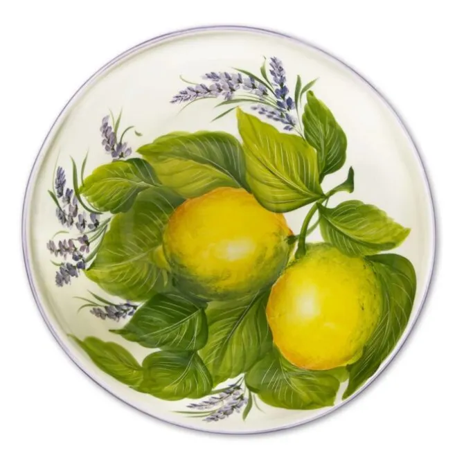 Oldenhof Limone & Lavanda schaal ø 30 cm aardewerk