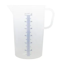 Oldenhof maatbeker 3 liter kunststof transparant