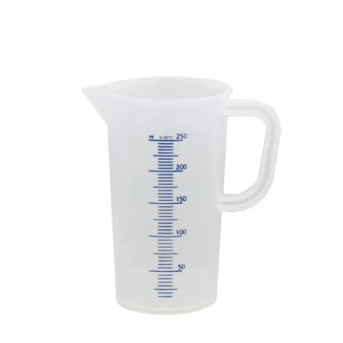 Oldenhof maatbeker 250 ml kunststof transparant