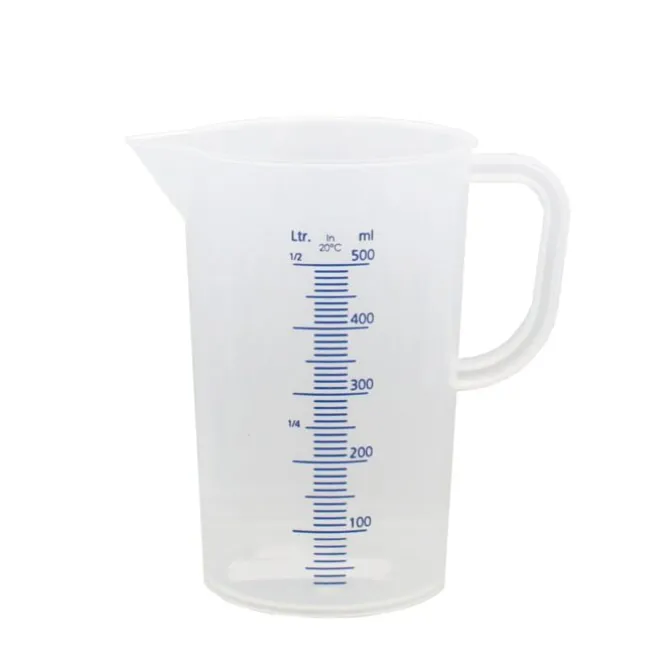 Oldenhof maatbeker 500 ml kunststof transparant