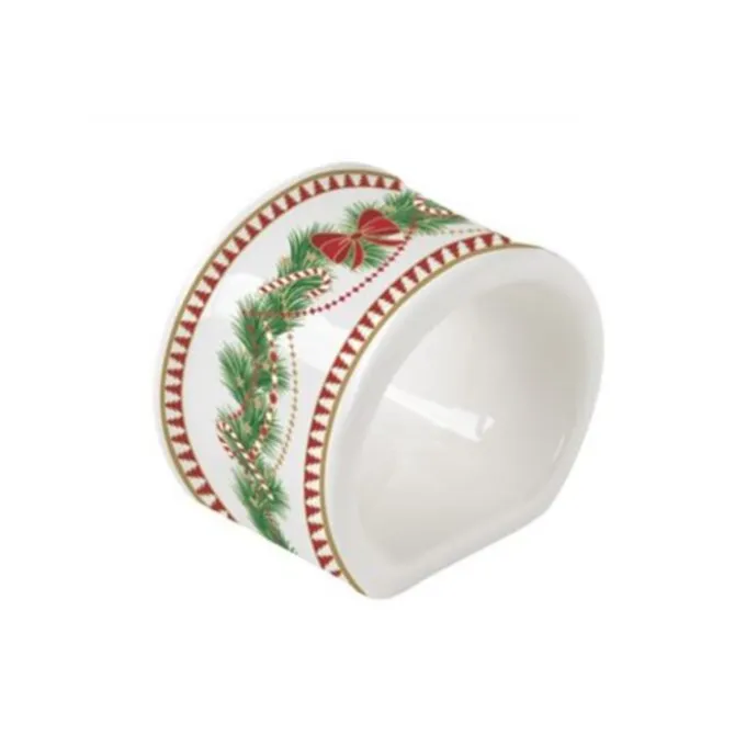 Oldenhof Magie de Noel servetring ø 4,5 cm porselein 4-delig