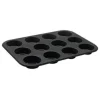 Oldenhof muffin bakvorm 12 muffins aluminium zwart