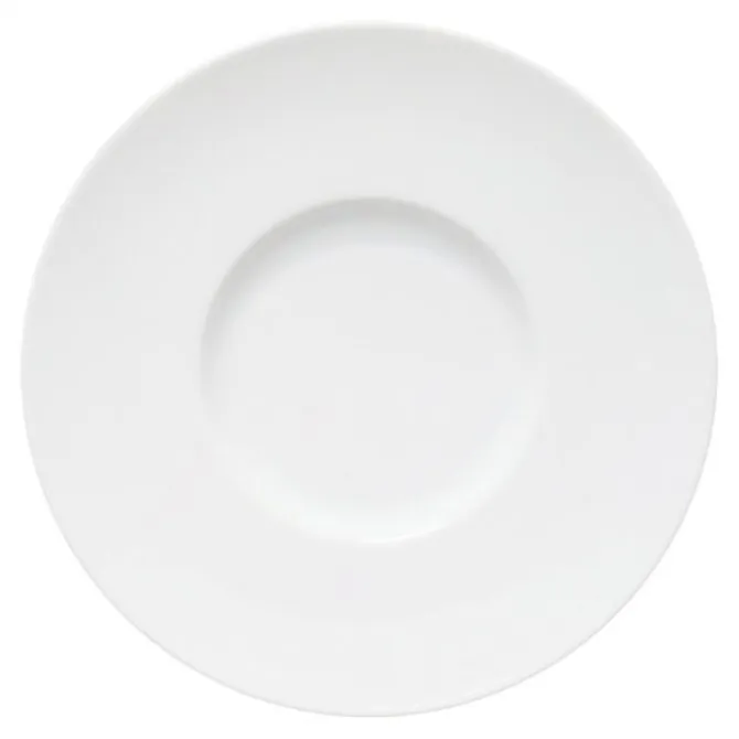 Oldenhof Napoli dinerbord met brede rand ø 31 cm porselein wit