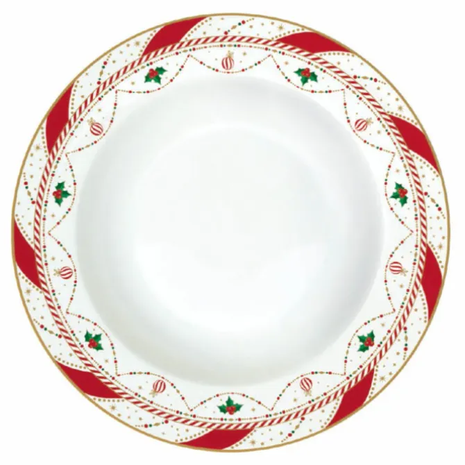 Oldenhof Nutcracker Twist diep bord 21,5 cm porselein