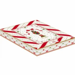Oldenhof Nutcracker Twist Kerstboom serveerbord 21 x 16 cm porselein