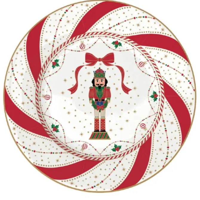 Oldenhof Nutcracker Twist ontbijtbord 19 cm porselein