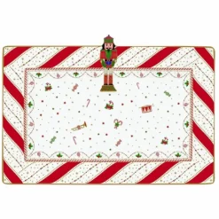 Oldenhof Nutcracker Twist serveerschaal 36 x 24 cm porselein