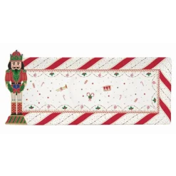 Oldenhof Nutcracker Twist serveerbord 36 x 16 cm porselein