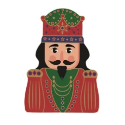 Oldenhof Nutcracker Twist serveerbord 25,5 x 19 cm porselein