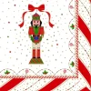 Oldenhof Nutcracker Twist servet 33 x 33 cm papier 20 stuks