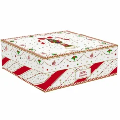 Oldenhof Nutcracker Twist Ster kom 15 x 5 cm porselein