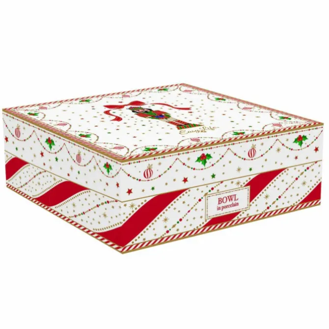 Oldenhof Nutcracker Twist Ster kom 15 x 5 cm porselein