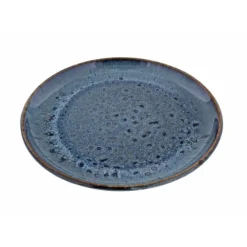 Oldenhof 1821 ontbijtbord ø 22 cm aardewerk indigo spickelblauw