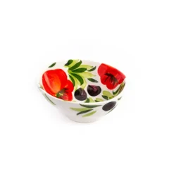 Oldenhof organische schaal met tomaten en olijven ø 16 cm