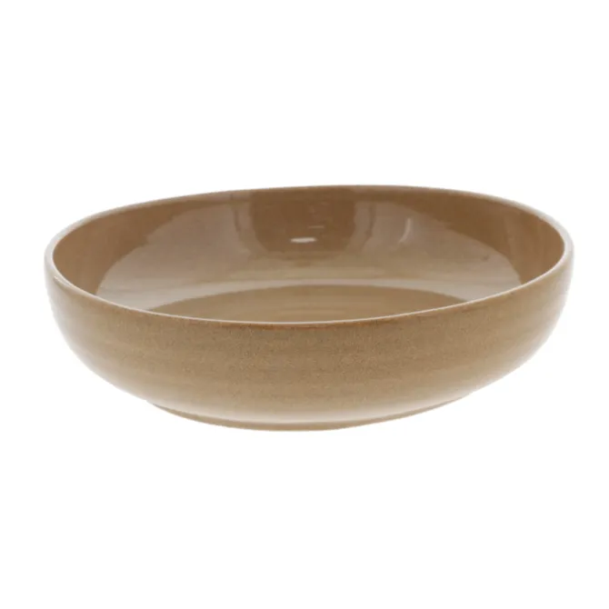 Oldenhof pastabord ø 22 cm aardewerk mokka