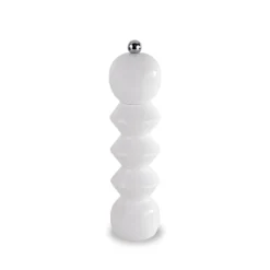 Oldenhof peper- of zoutmolen met ribbels 20 cm wit