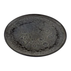 Oldenhof 1821 pizzabord ø 33 cm aardewerk spickelblauw