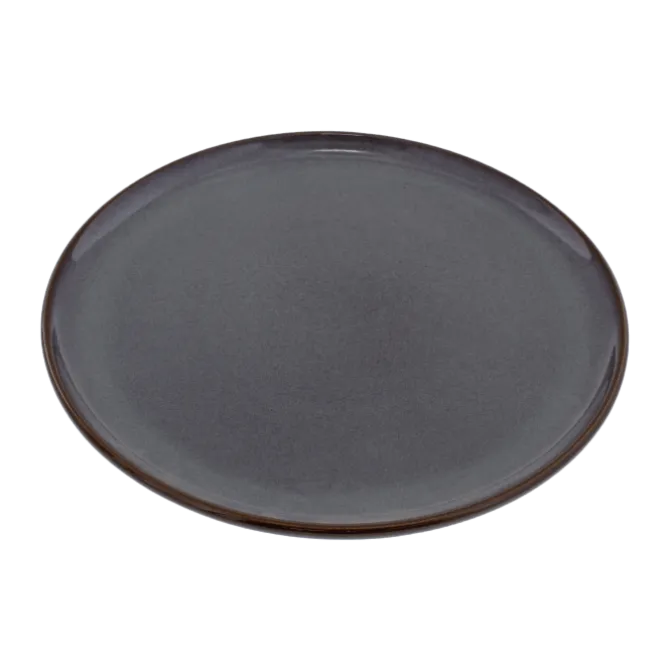 Oldenhof 1821 pizzabord ø 33 cm aardewerk olijfgrijs