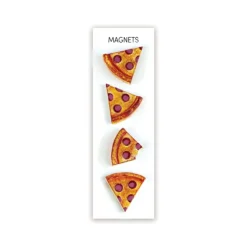Oldenhof Pizza koelkastmagneten 4-delig