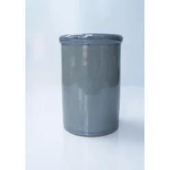 Oldenhof 1821 pollepelpot ø 18 x 12 cm aardewerk olijfgrijs